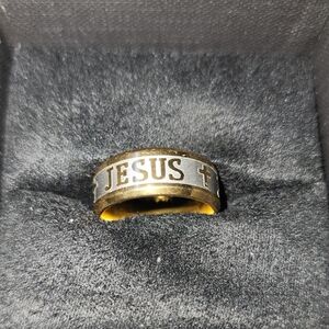 Gold and Silver Men's Ring